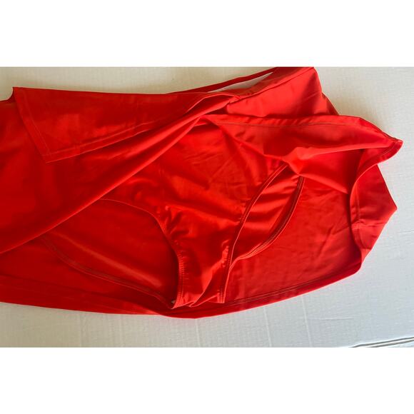 NWOT Summer Hawaiian Tropical Print Beach Tankini  Skort Bathing Swimsuit 4XL - Picture 11 of 13